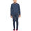 Thumbnail: Menique Kids' Merino Baselayer Set in Denim (160 GSM)