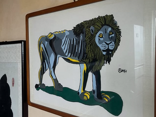 아버지께 드린 그림 [굶주린 사자]