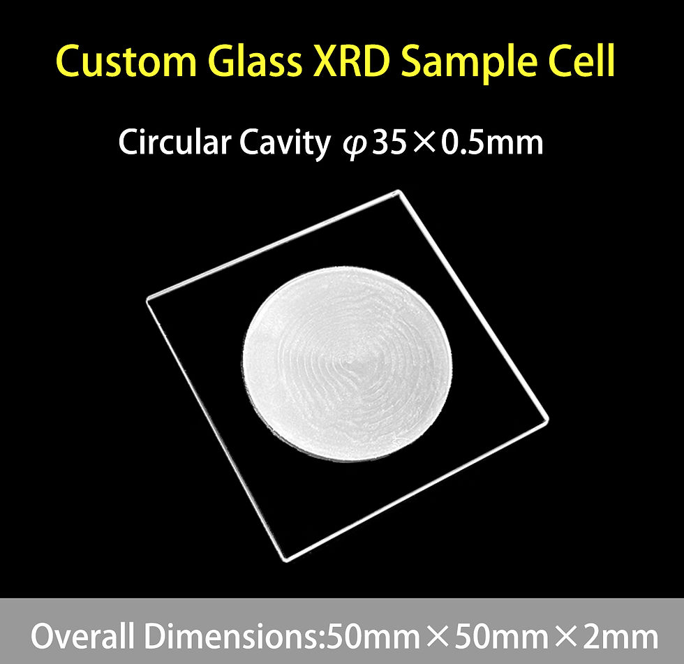 الصورة المصغرة: Customized Glass XRD Sample Cell (Multiple Specifications） 