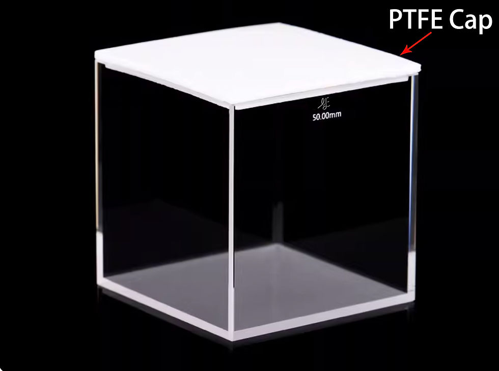 الصورة المصغرة: 50mm Rectangular Macro Fluorescence Cuvette