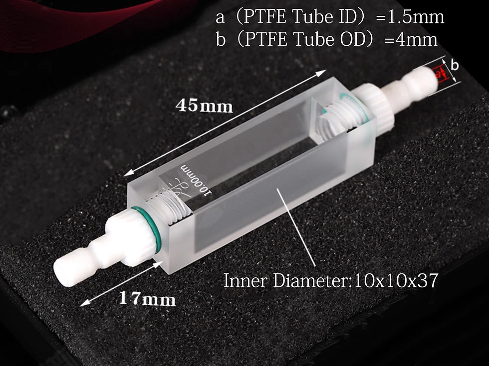 10mm Performance Absorption Cuvette for Flow-Through Measurement