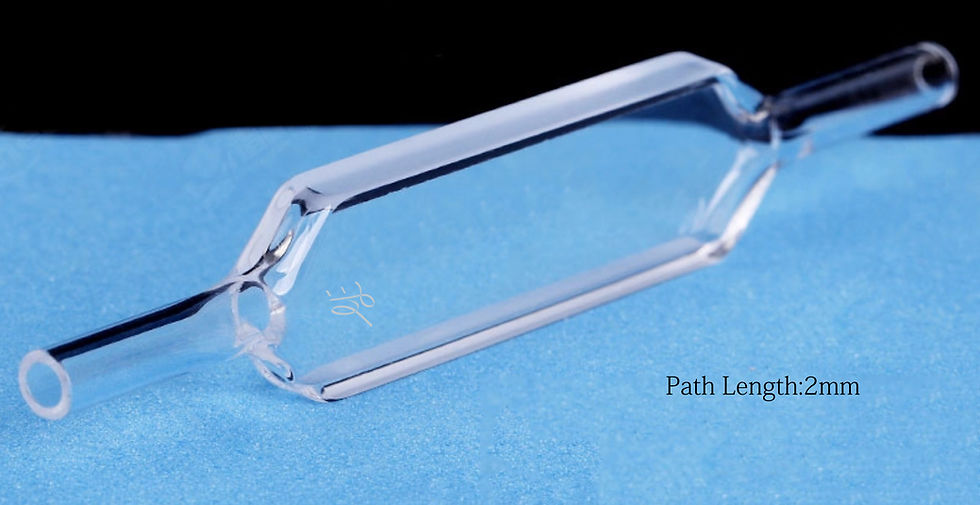 2mm Performance Absorption Quartz Flow Cell