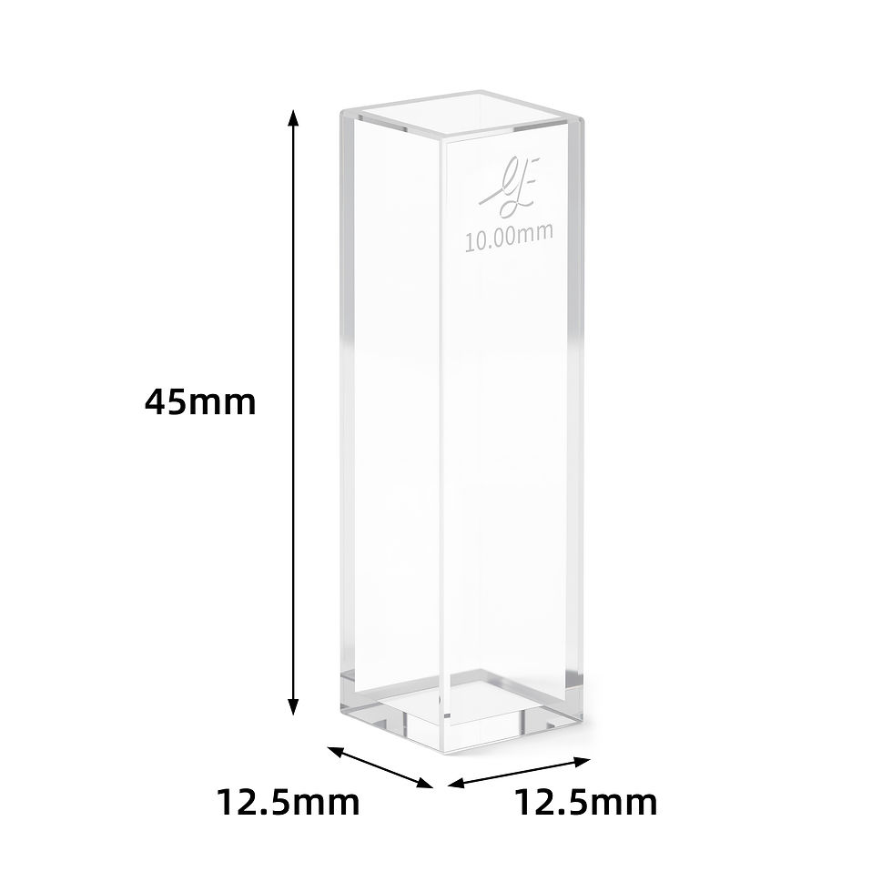 Thumbnail: 10mm Fluorescence Quartz Cuvette