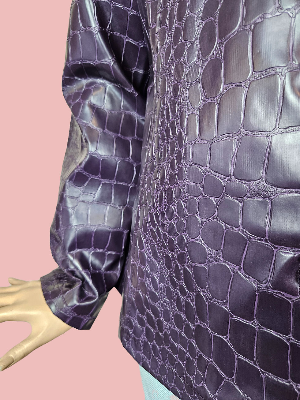 Miniature : Veste simili CROCO 90's