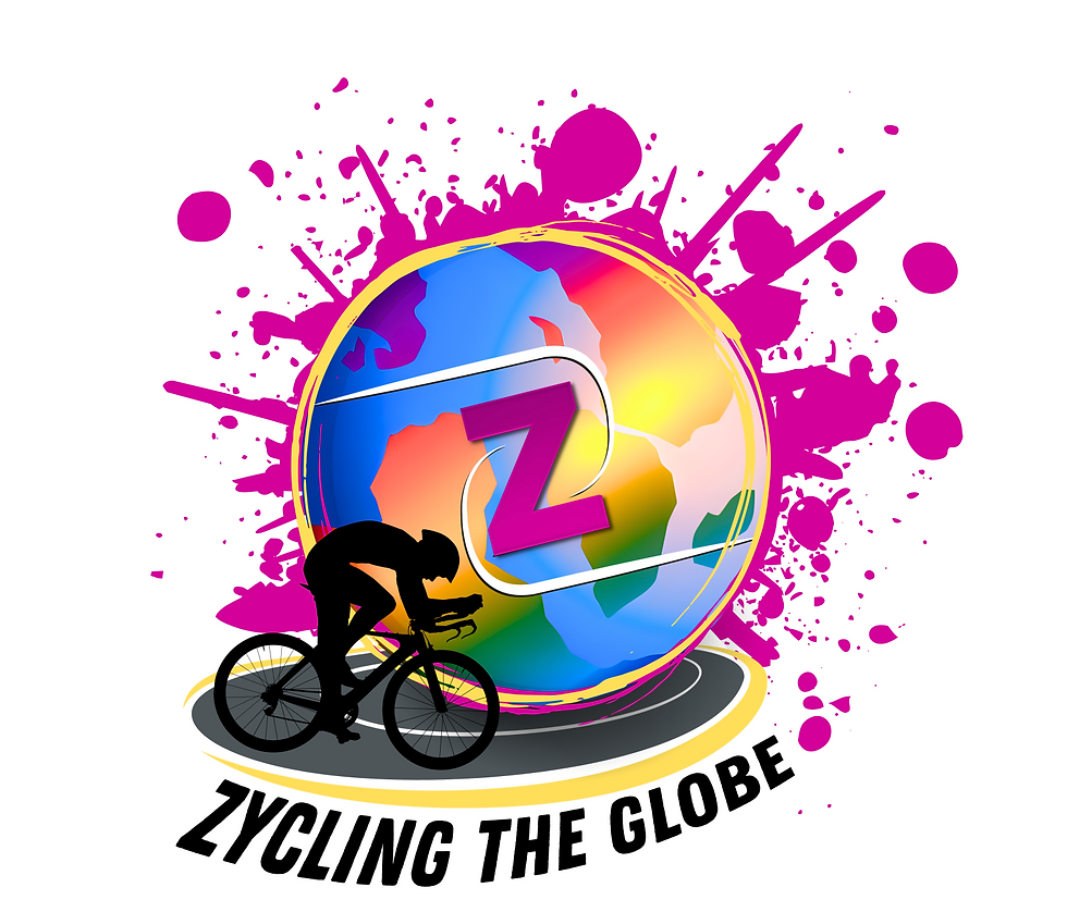 High angle view of a cyclist climbing a hill surrounded by tropical forest near Panama City