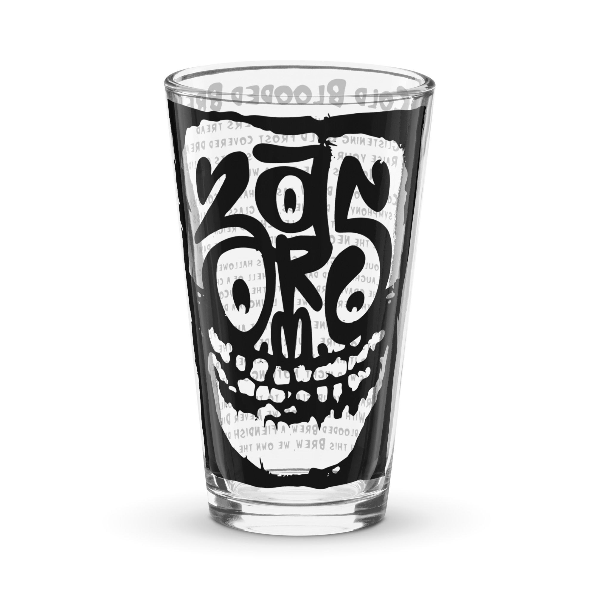 20 ARMS Beer Fiend Pint Glass