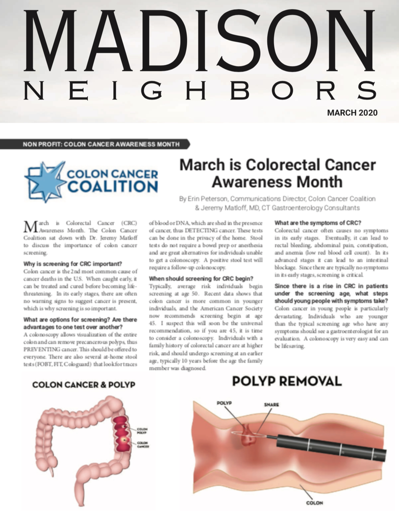 March is Colorectal Cancer Awareness Month