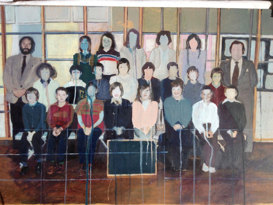 Rhiannon Davies. School paintings. 2014