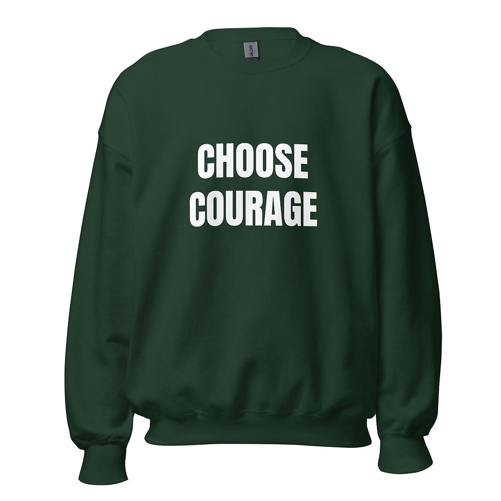 Thumbnail:  Choose Courage Collection Crewneck