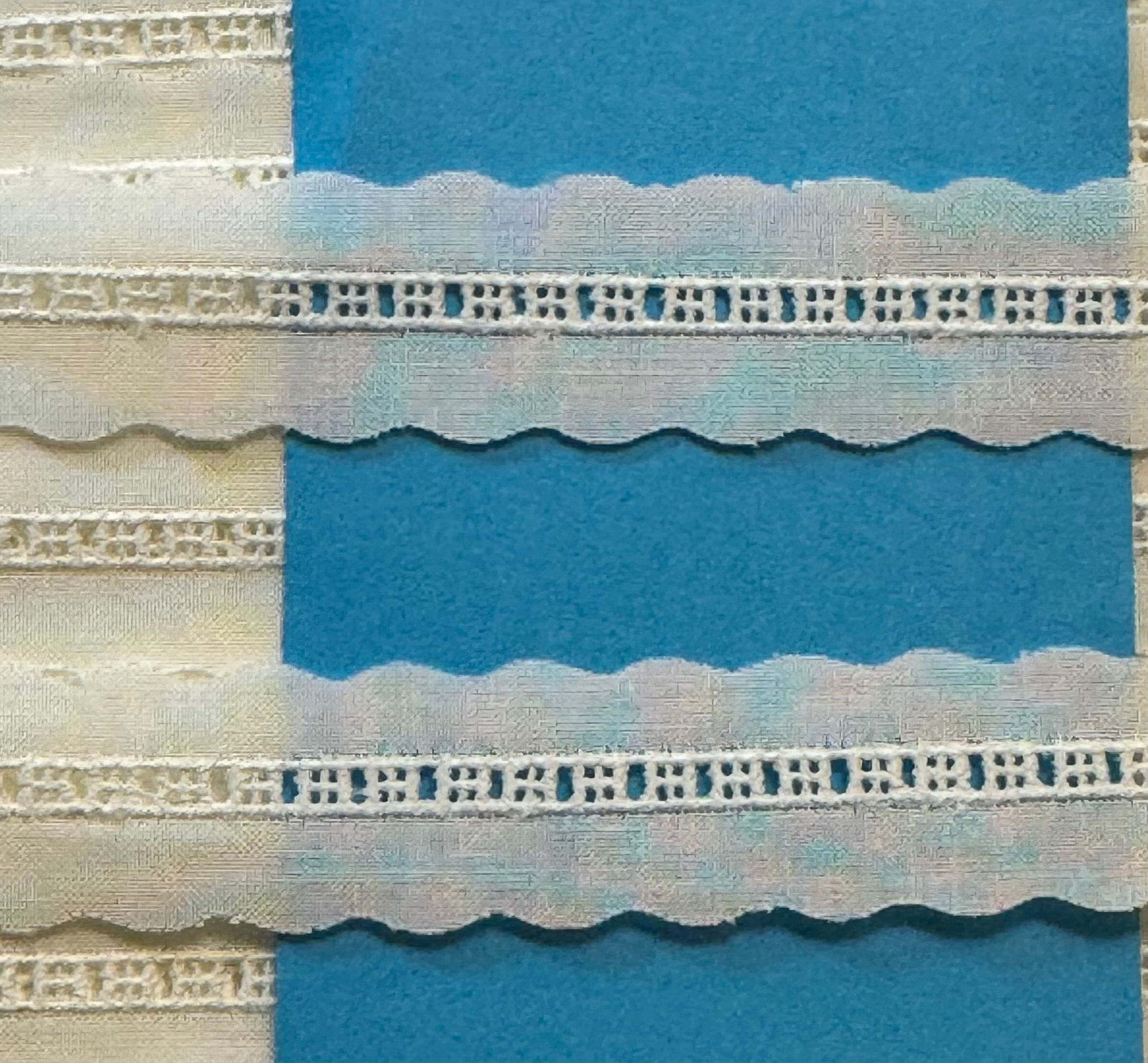 Fancy Entredeux  #Two -Champagne