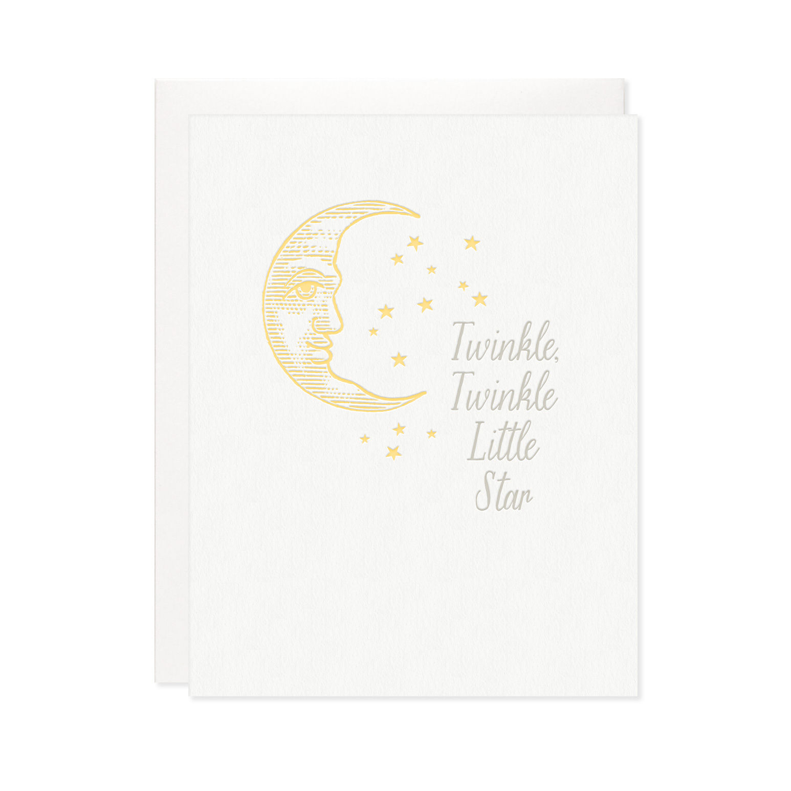 Missive Press "Twinkle Twinkle" Letterpress Notecard