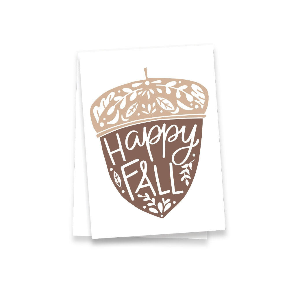 Fall Acorn Kitchen Towel