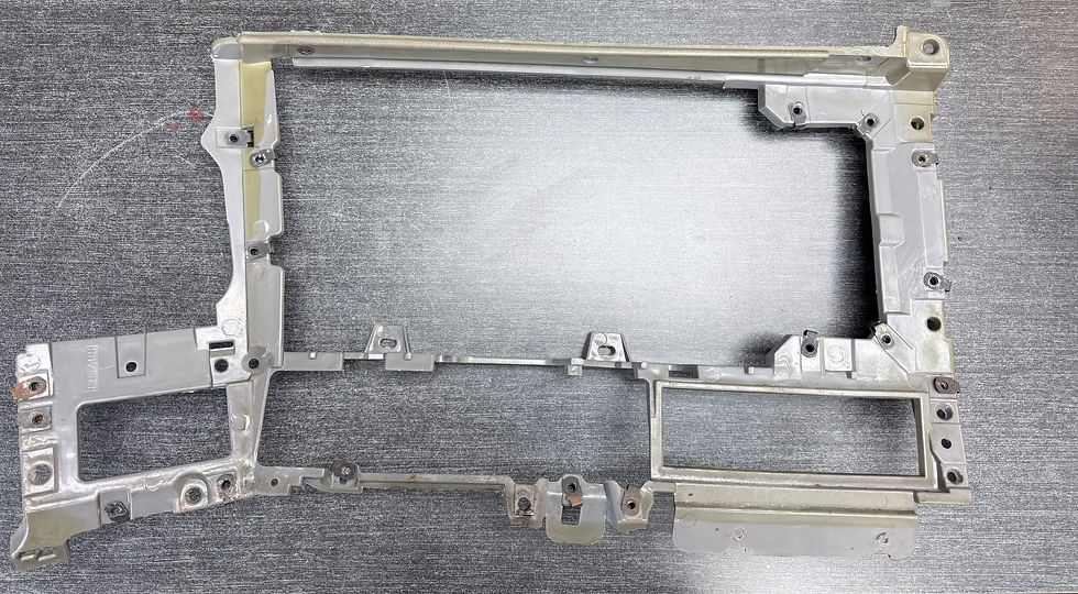 Thumbnail: Freightliner Century Class Instrument Cluster Dash Support Frame Bezel OEM Used