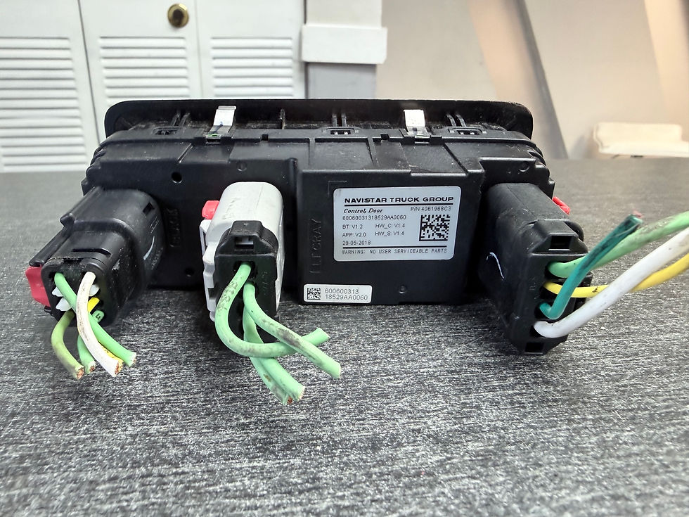 Thumbnail: International LT LT625 MV Right Passenger Door Control Switch 4061968C3 OEM