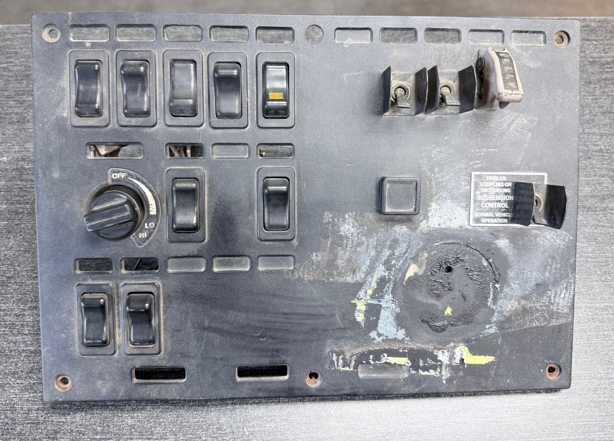 Mack CH Dash Switch Control Panel Suspension Rocker Switches OEM Used