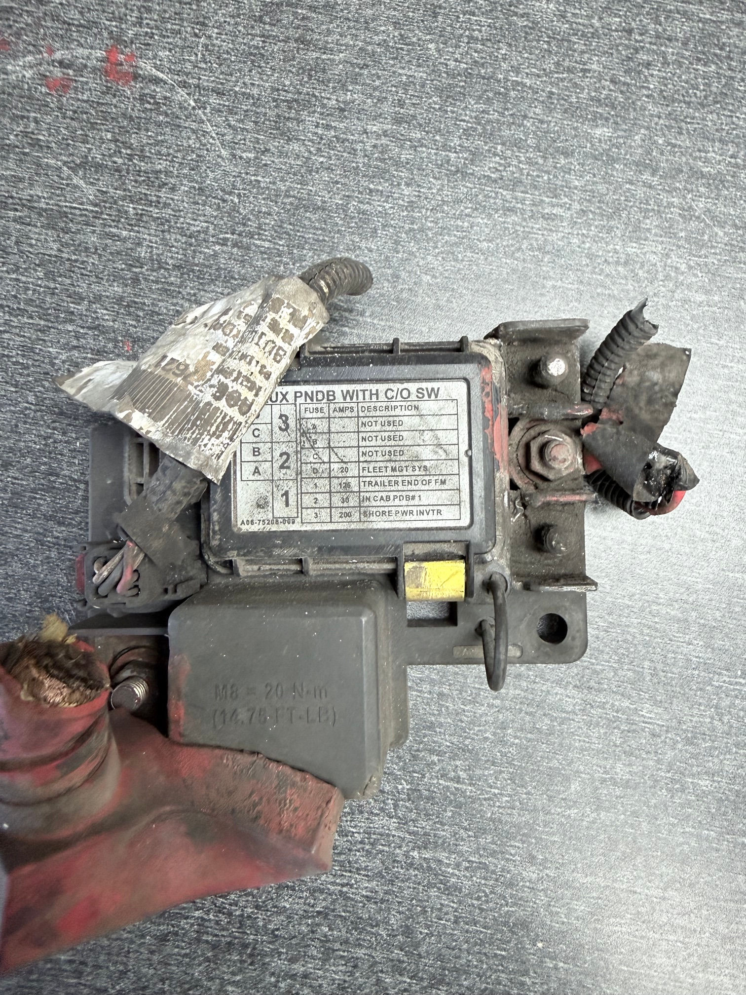 Littelfuse A06-75208-000 Auxiliary PNDB Power Distribution Box Cut Off Switch