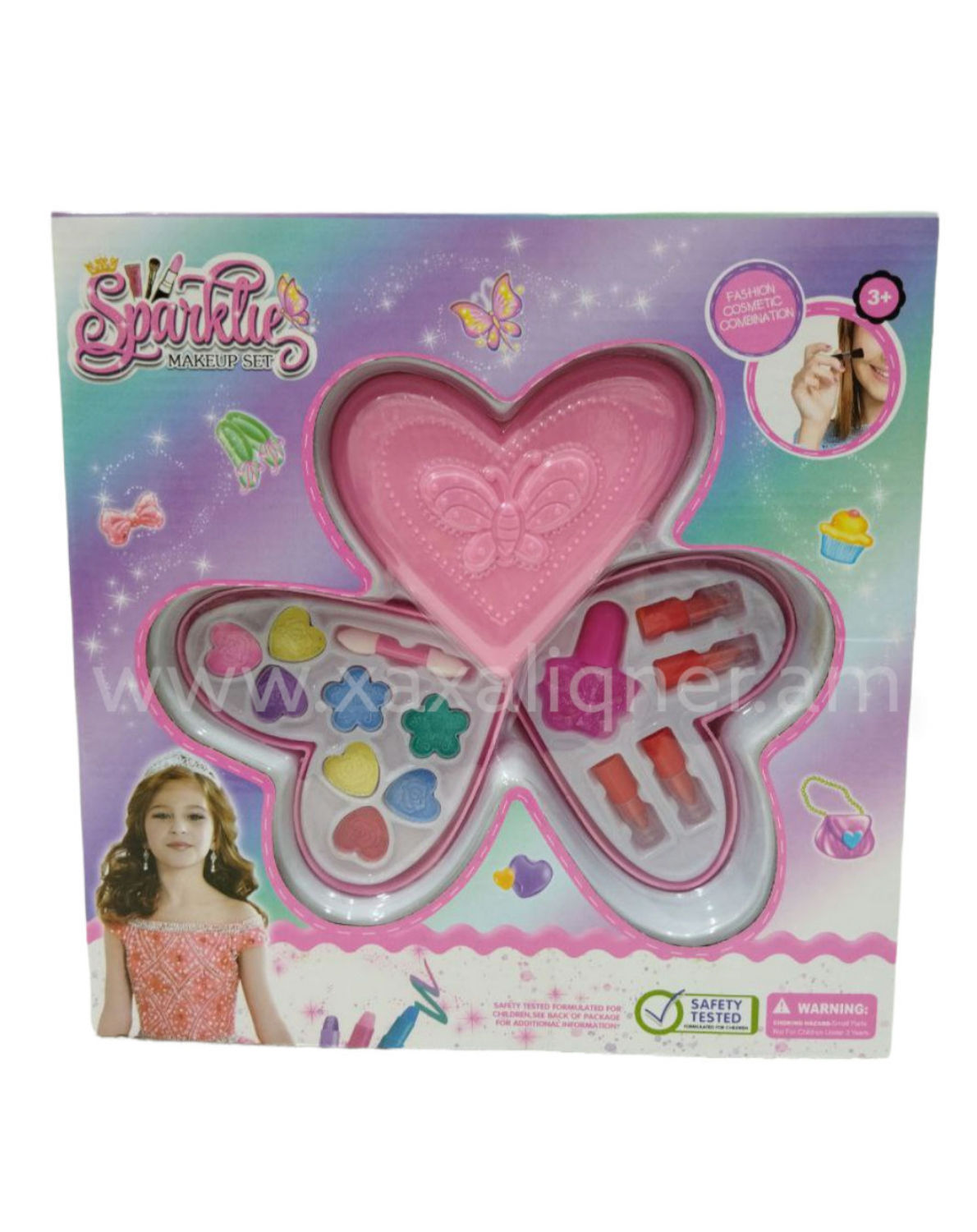 Մանկական կոսմետիկայի հավաքածու սրտիկ