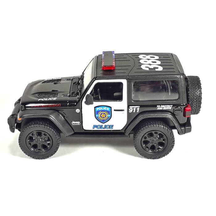 Thumbnail: Ոստիկանական մետաղյա մեքենա Jeep Wrangler 