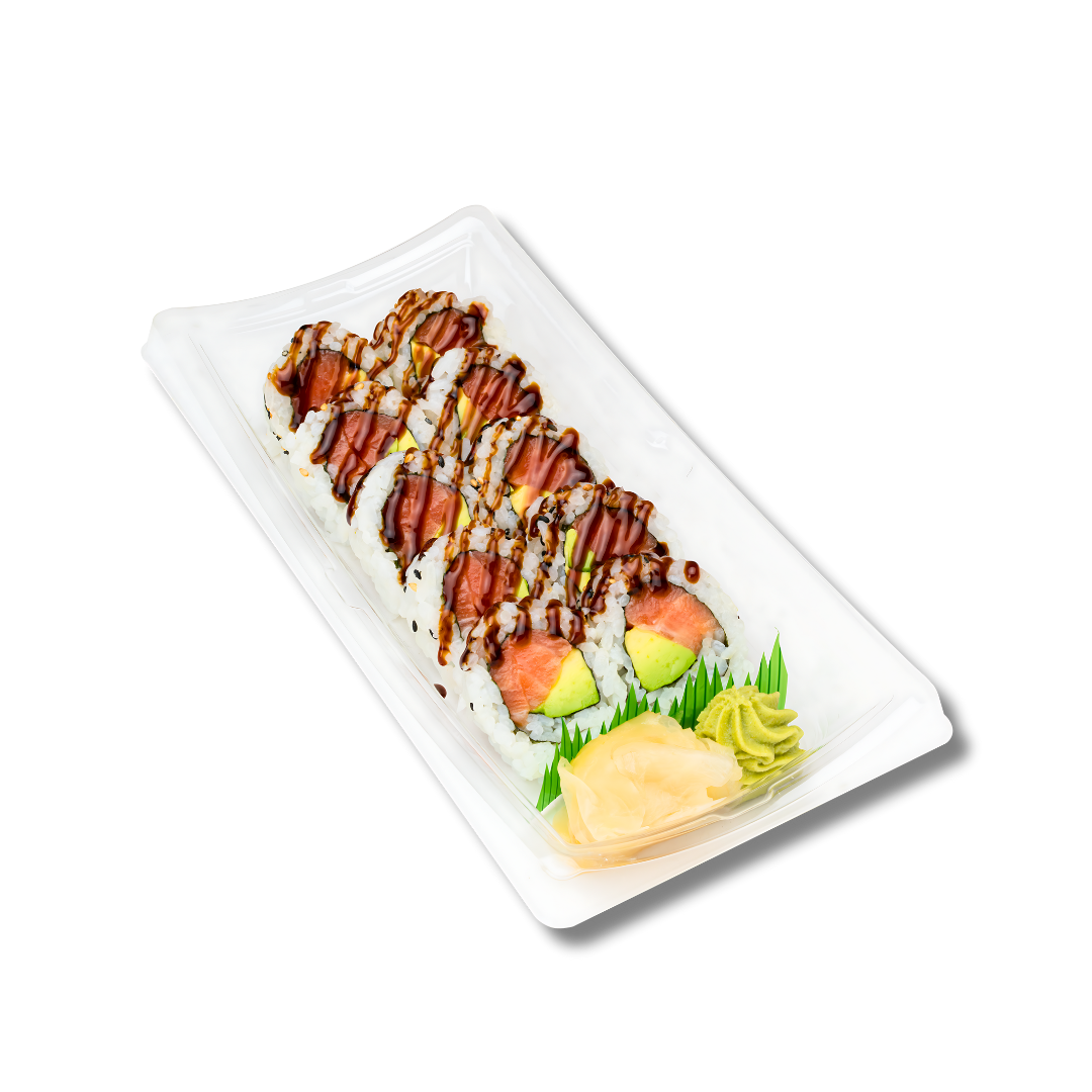 Yuzu Teriyaki Salmon Avocado Roll 10pc