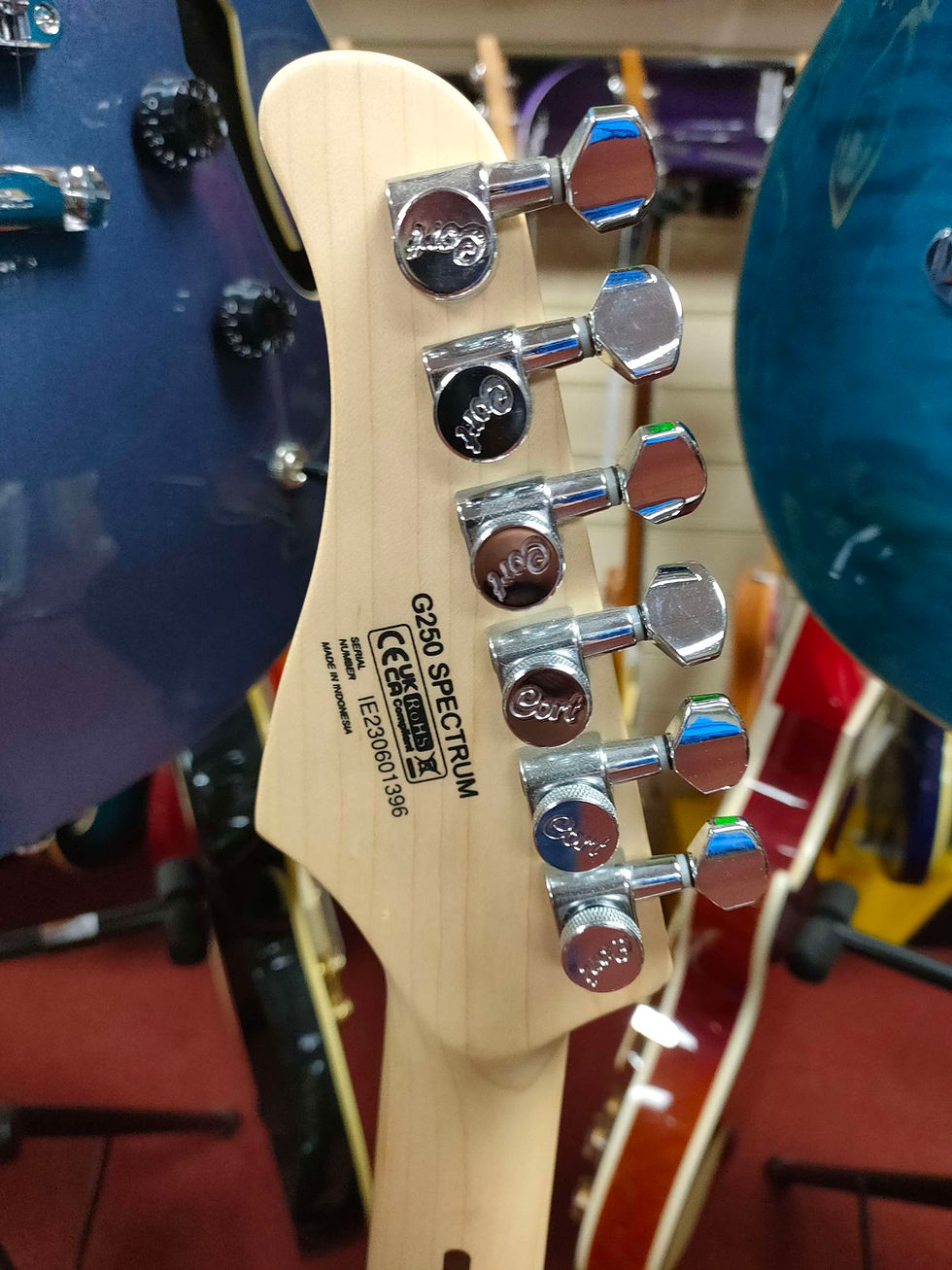 Thumbnail: Cort G250 Spectrum Metallic Green with Padded Gig Bag
