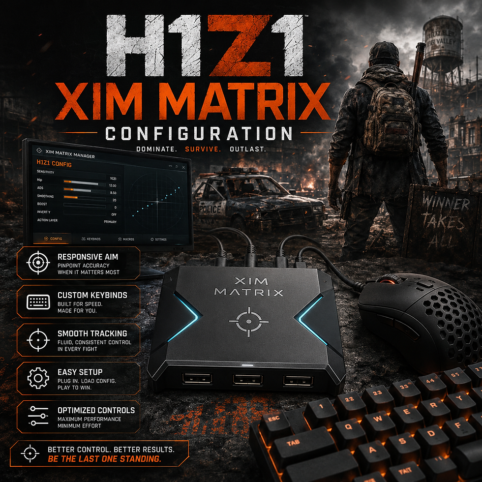H1Z1 Xim Configuration