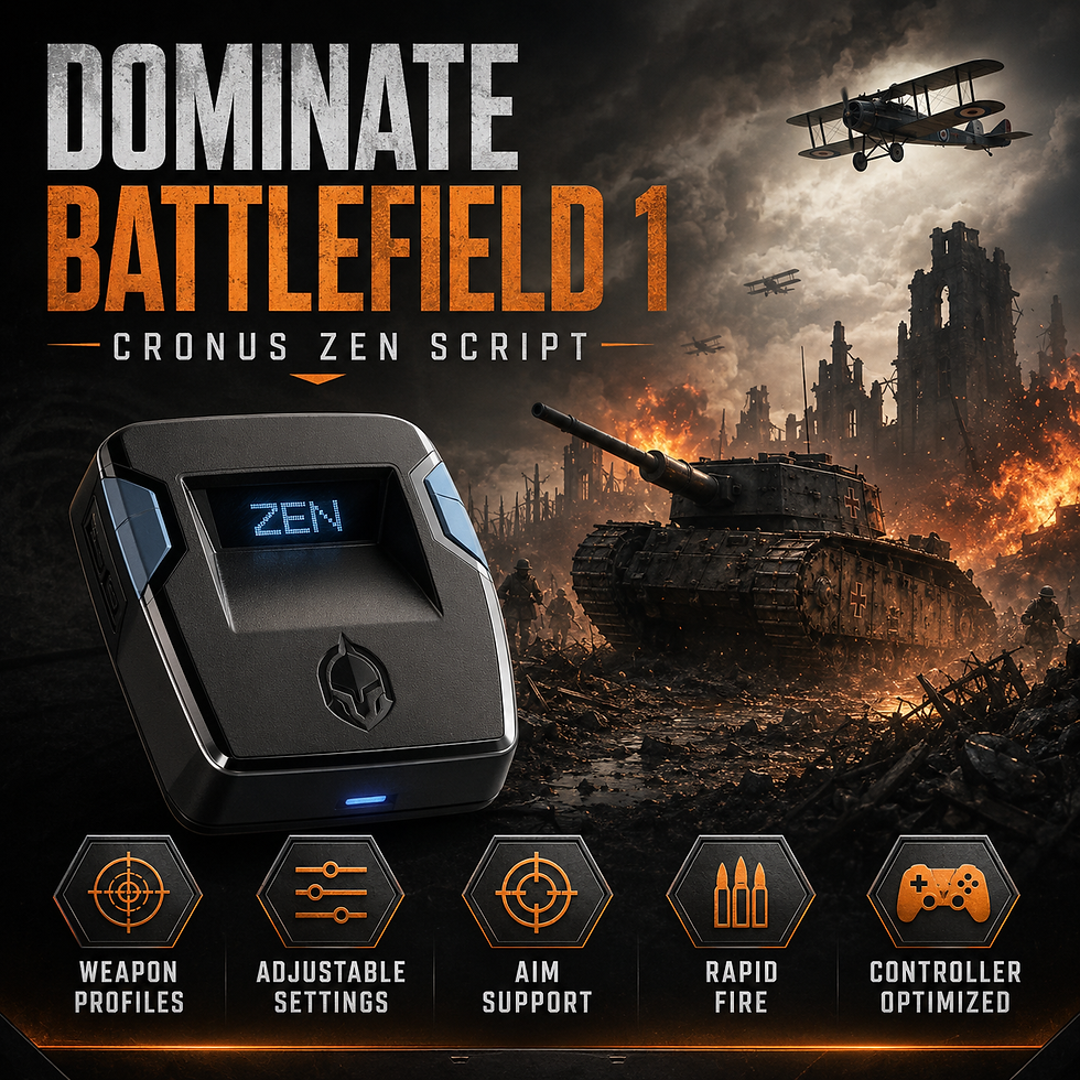 Battlefield 1 Cronus Zen Script