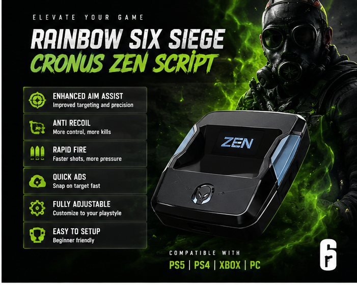 Thumbnail: Rainbow 6 Siege Cronus Zen Script