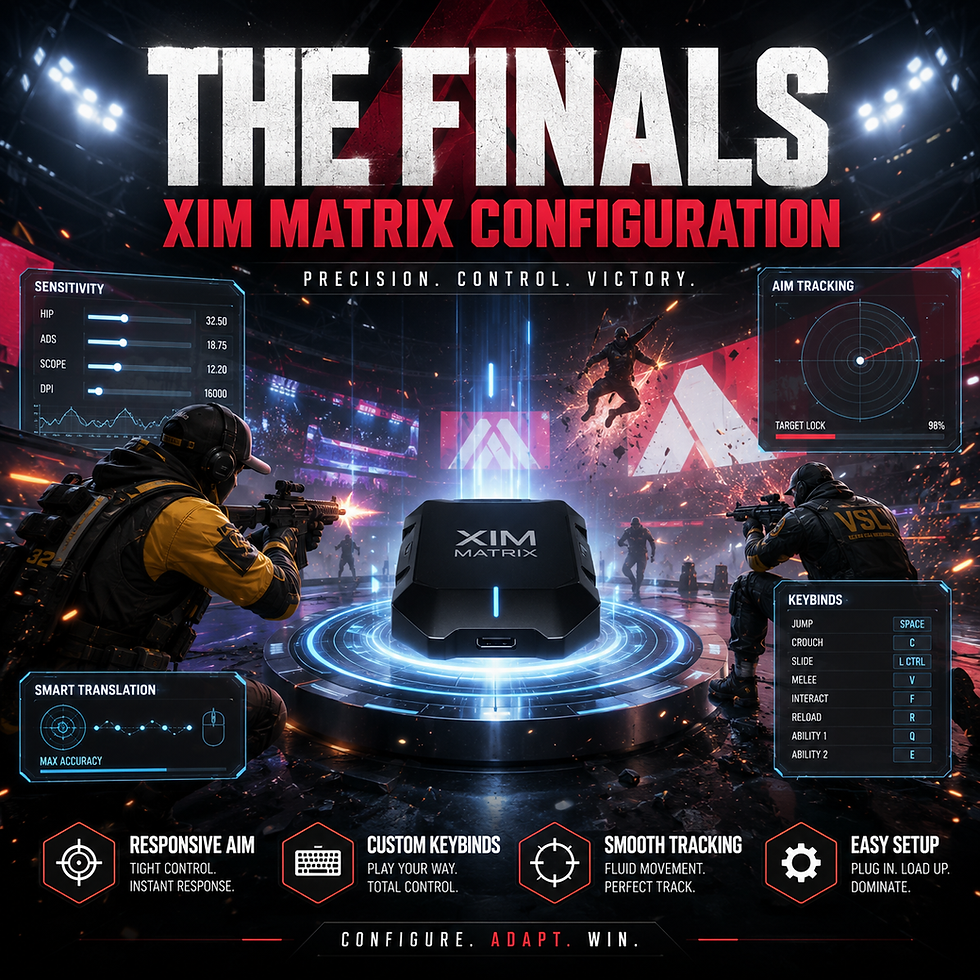 The Finals with a tuned XIM Matrix configuration
