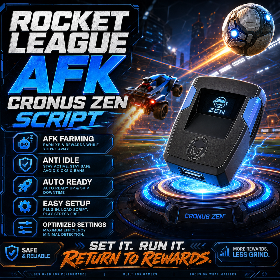 Thumbnail: Rocket League AFK Cronus Zen Script