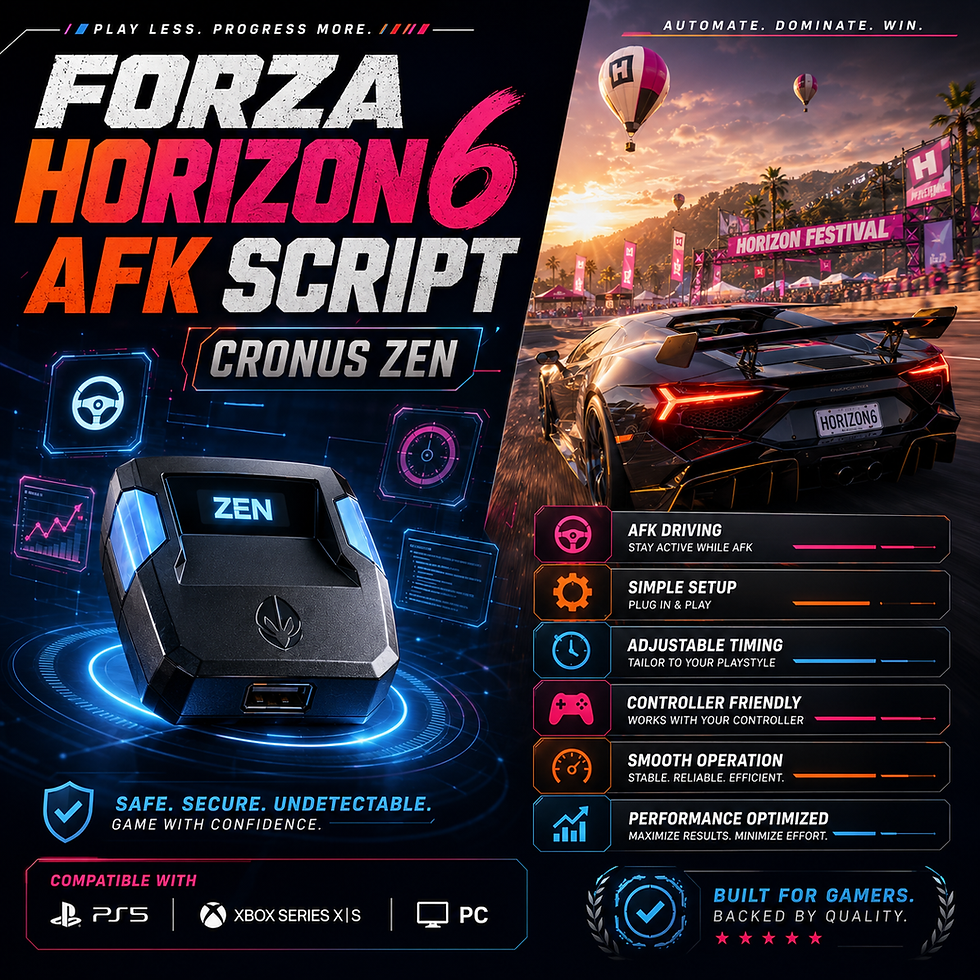 Thumbnail: Forza Horizon 6 AFK Cronus Zen Script