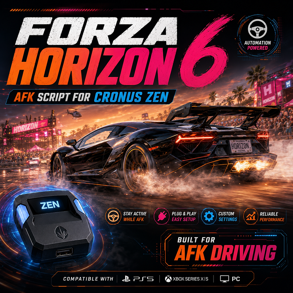 Thumbnail: Forza Horizon 6 AFK Cronus Zen Script