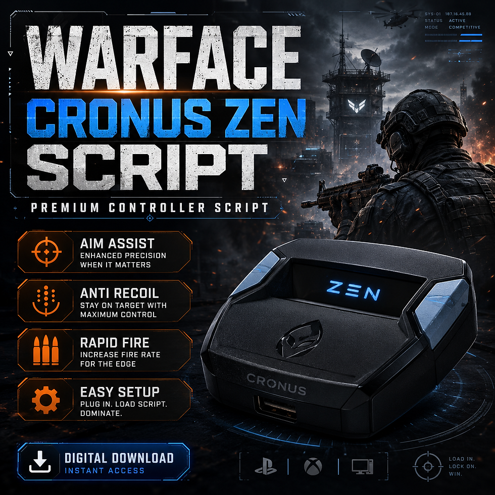 Warface Cronus Zen Script