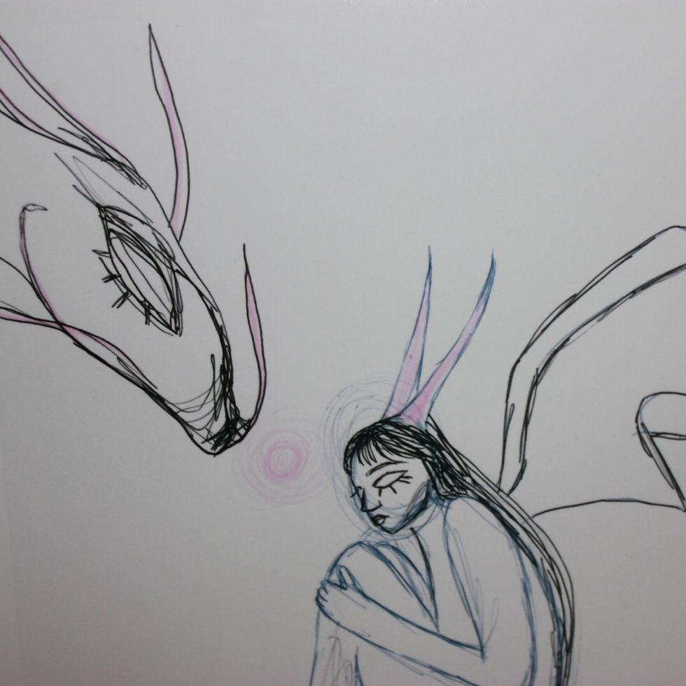 Thumbnail: draconic friend ~ print
