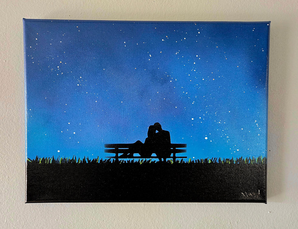 Sit with me and watch the stars