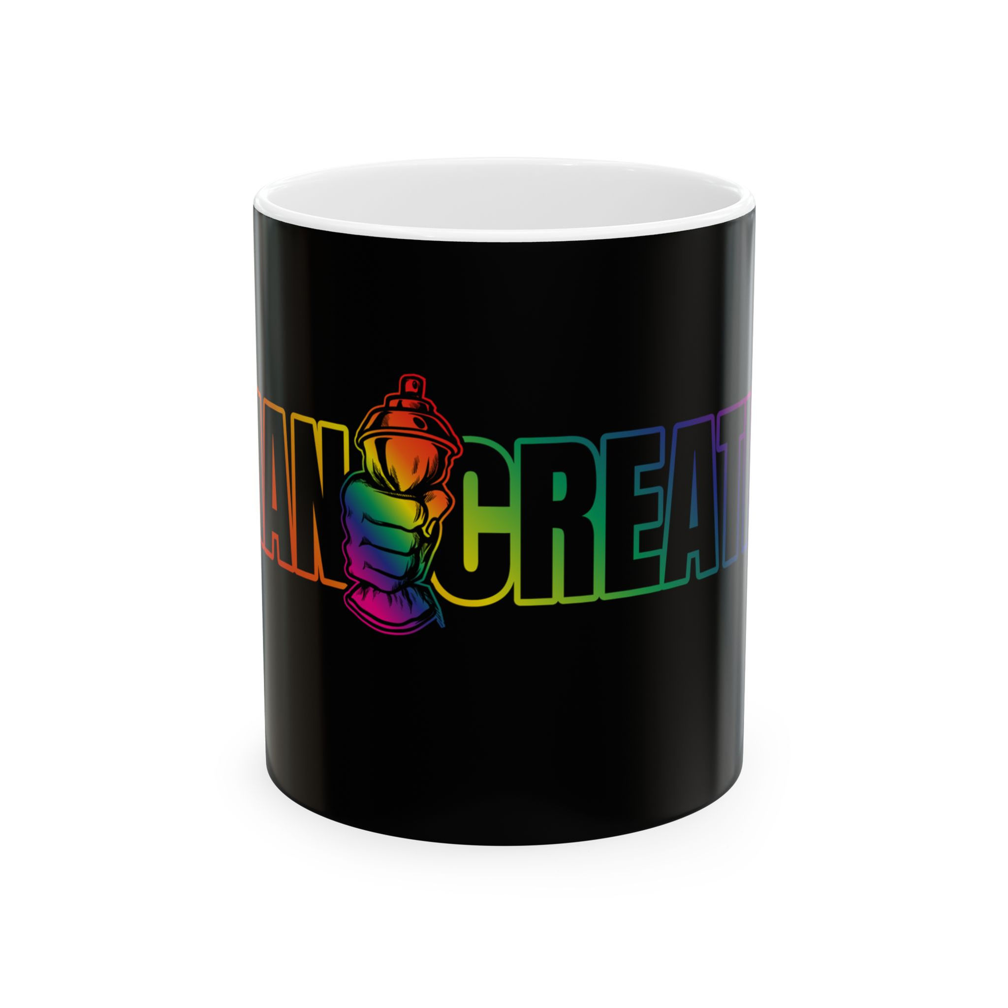Colorful Spray Paint Art Logo 11oz/15oz