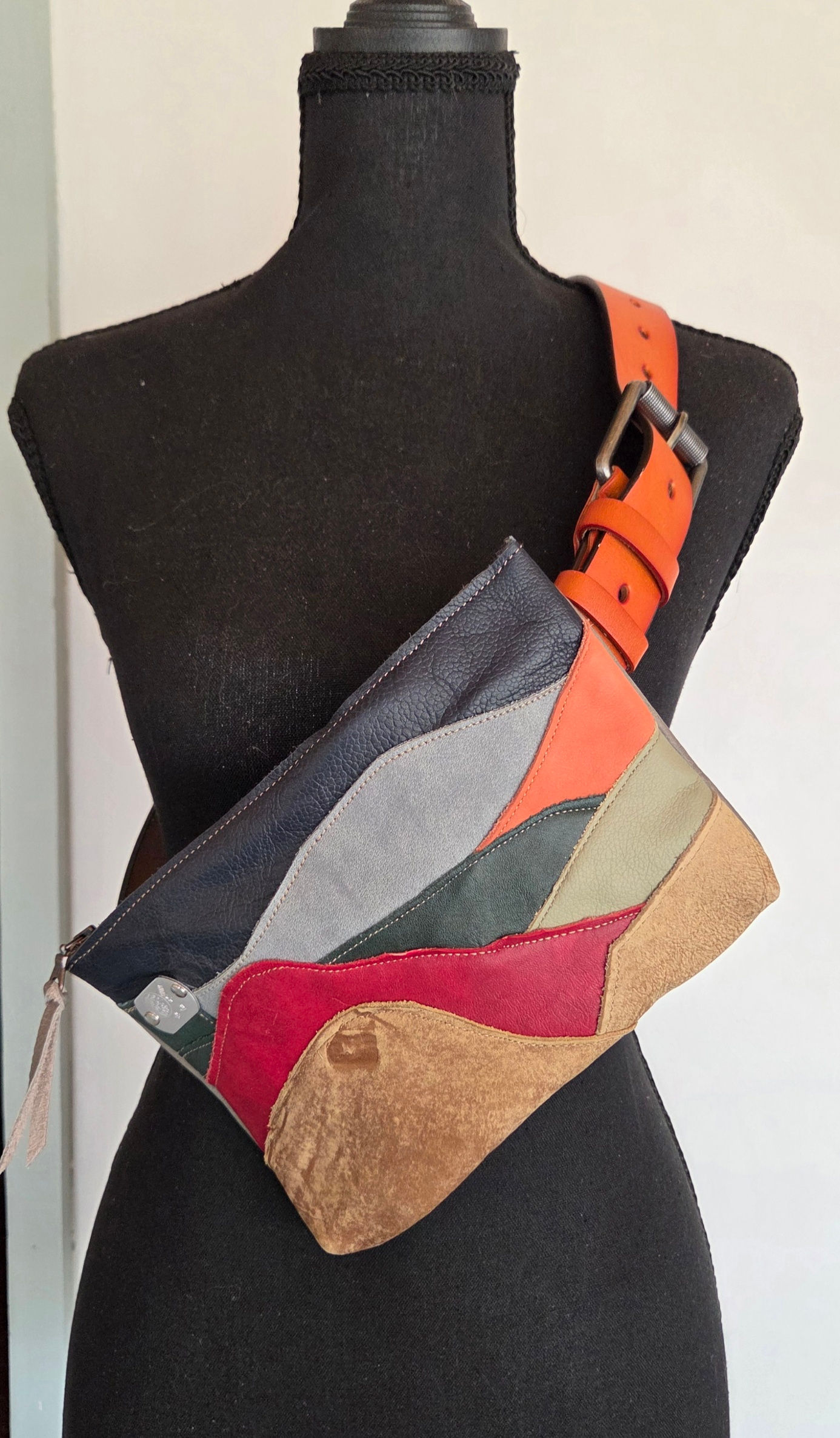 Leather Mountain Hip Bag