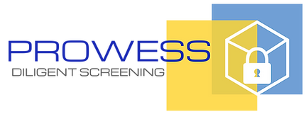 Prowess Diligent Screening logo with locked box icon