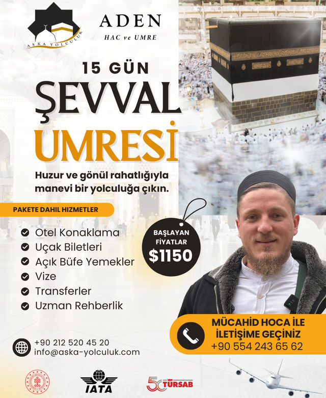 15 Günlük Şevval Umresi Ekonomik Program