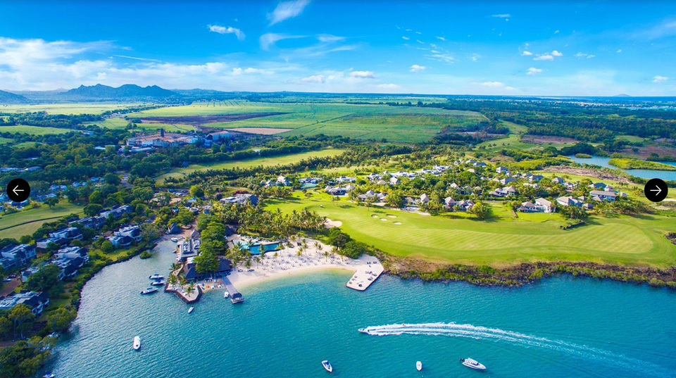 Vue Villas Luxe ile Maurice