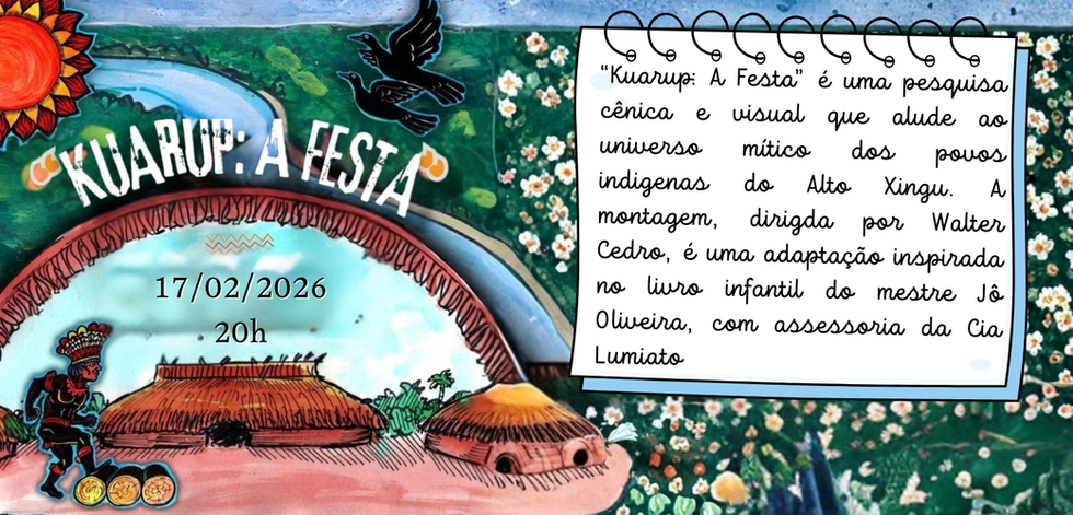 Aldeia Kuarup em ilustração