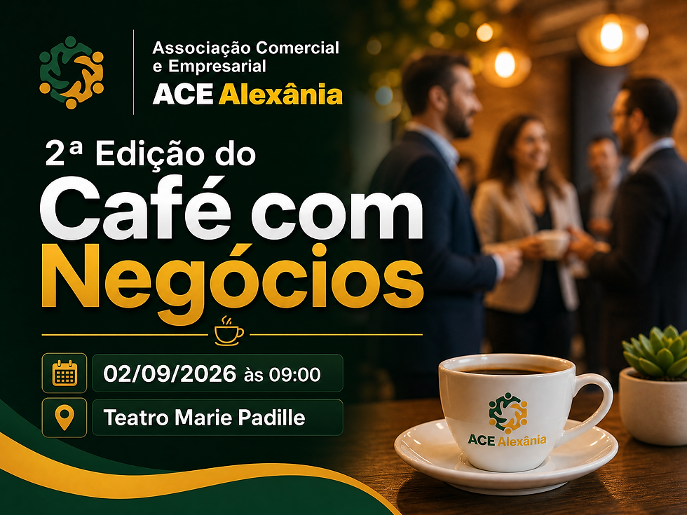 02/09/2026 | Teatro Marie Padille recebe a 2ª Edição do Café com Negócios da ACE Alexânia