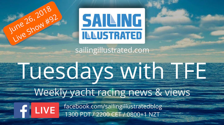 TWT: Join us for our weekly live webcast at 1300 PDT / 1600 EDT / 2200 CET today — America's Cup