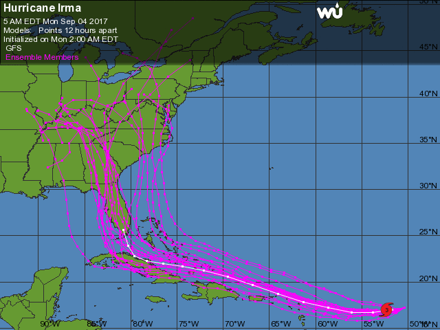 Hurricane Irma: Headed for Florida?