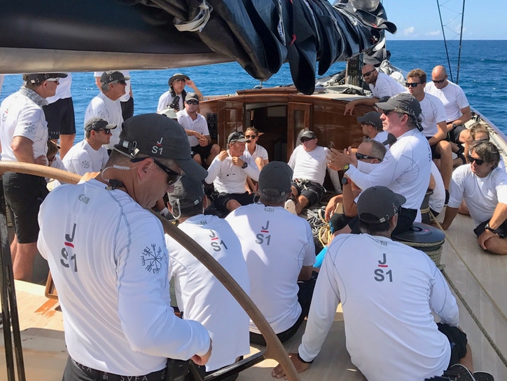 Photo of the Day: Aboard Tom Siebel's J-Class yacht SVEA in Bermuda
