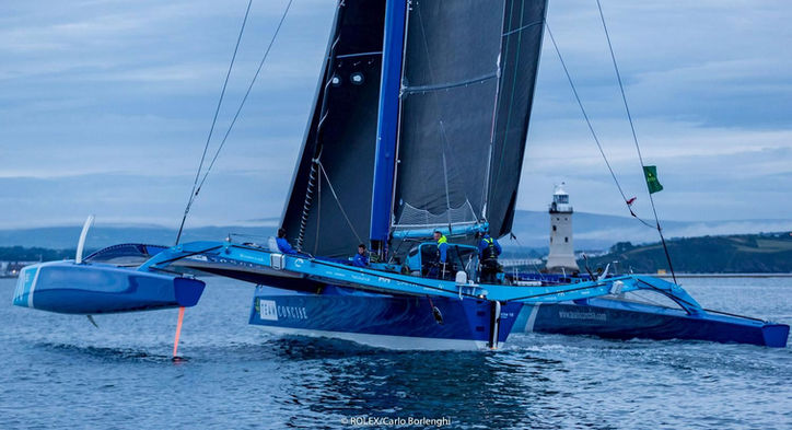 ROLEX Fastnet Race: CONCISE 10 first to finish; DONGFENG leads VO65s around the rock – gallery of Ca