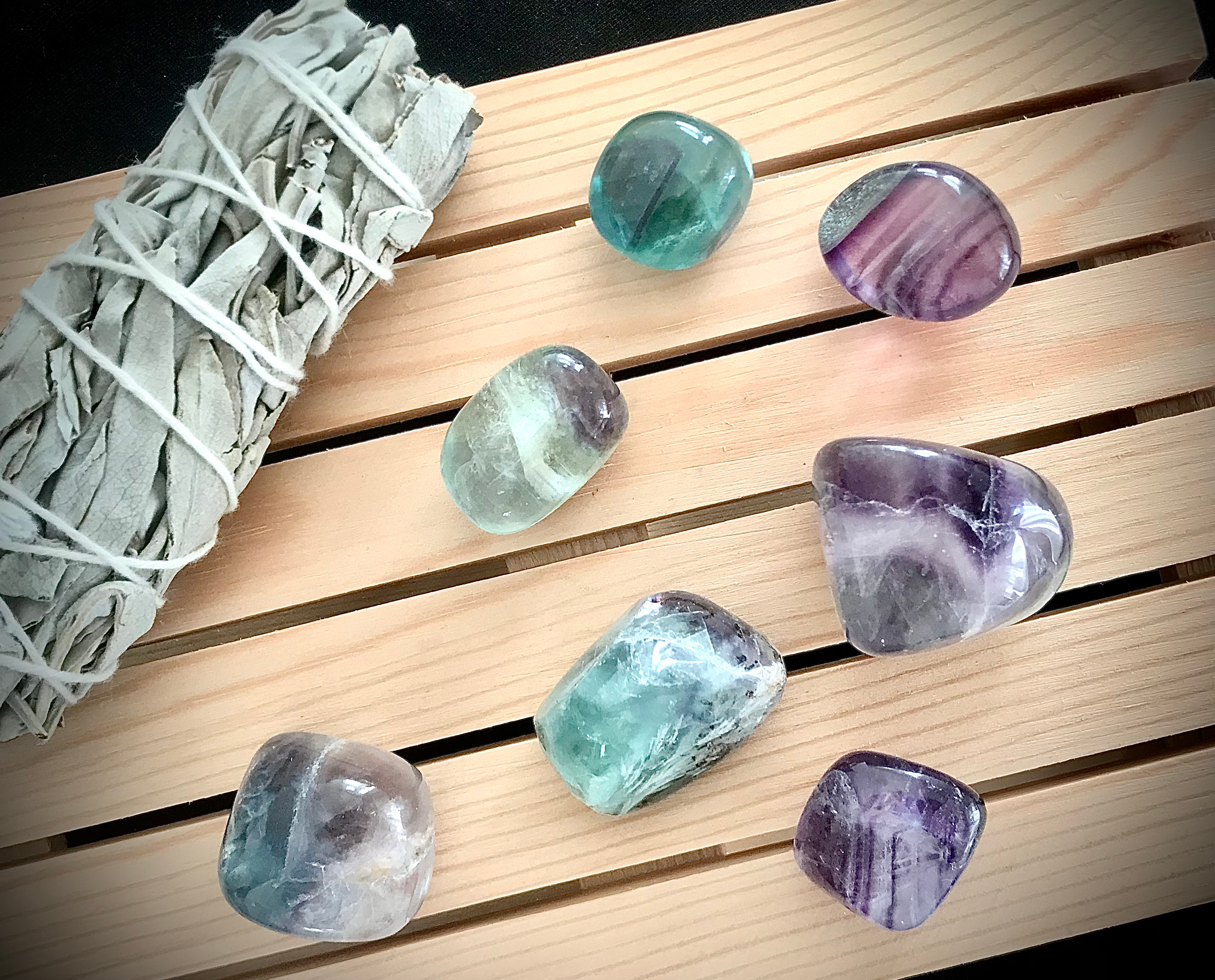 Fluorite multicolore