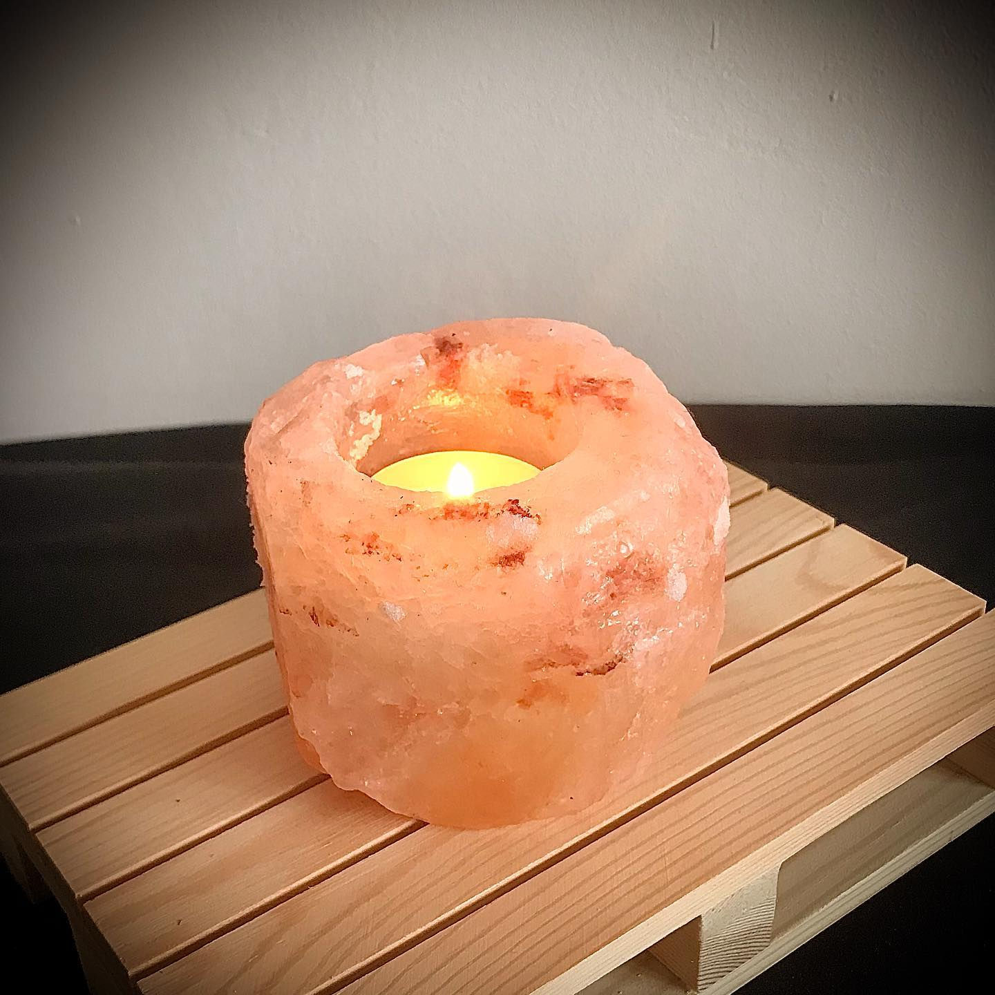 Bougeoir en Sel d'Himalaya