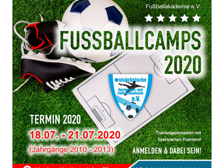 Fussballcamp 18.07 - 21.07.2020