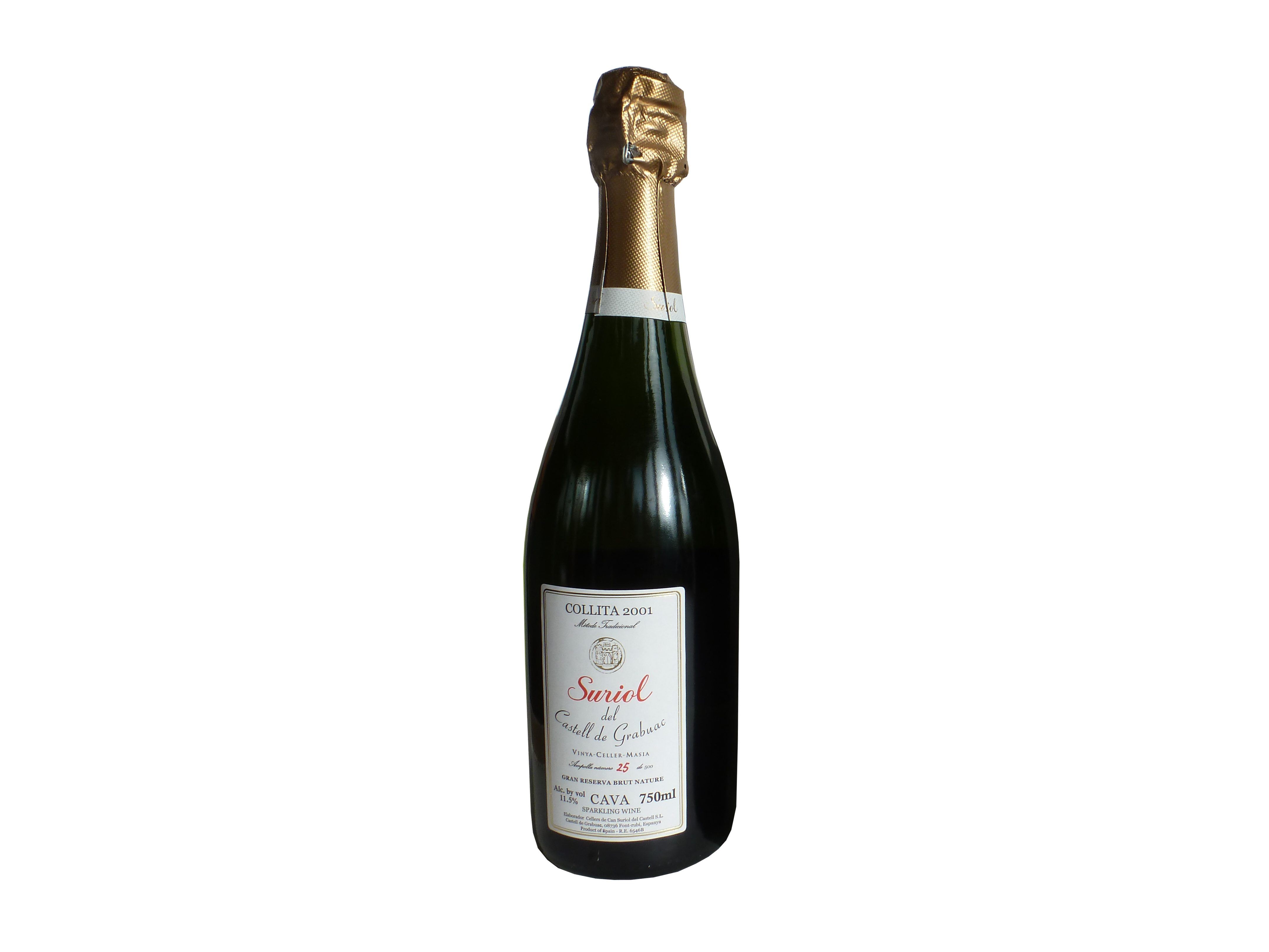 Can Suriol "Collita 2001" brut natur gran Res. BIO