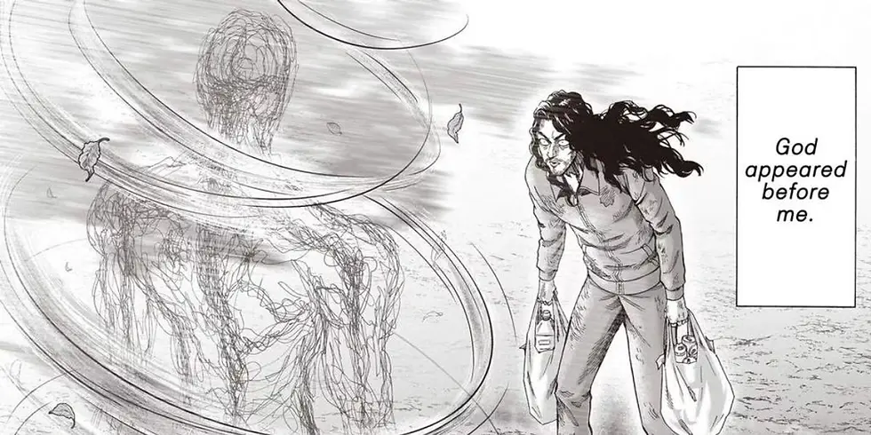 God appears before Homeless Emperor